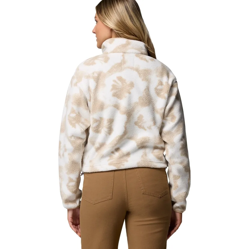 Helvetia II Printed Cropped 1/2-Snap Pullover - Women's