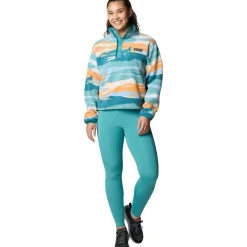 Helvetia II Printed Cropped 1/2-Snap Pullover - Women's