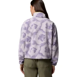 Helvetia II Printed Cropped 1/2-Snap Pullover - Women's
