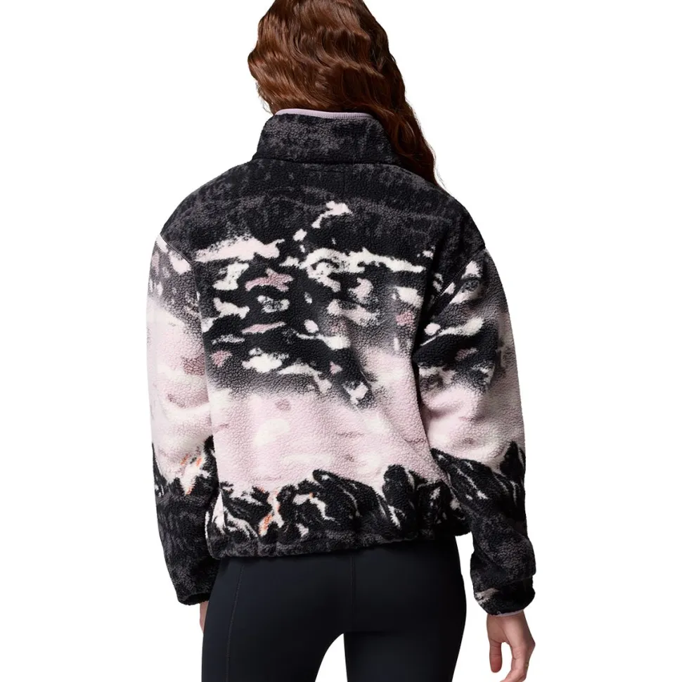 Helvetia II Printed Cropped 1/2-Snap Pullover - Women's