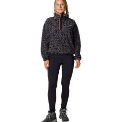Helvetia II Printed Cropped 1/2-Snap Pullover - Women's