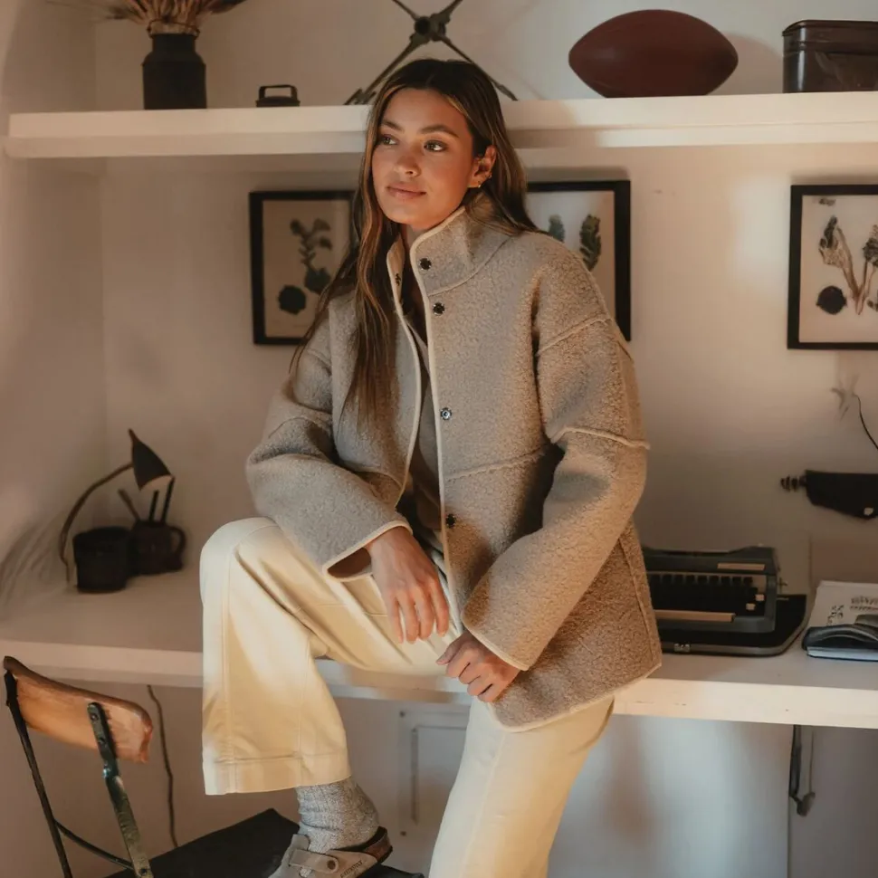 Highland Snap Fleece Coat - Women's