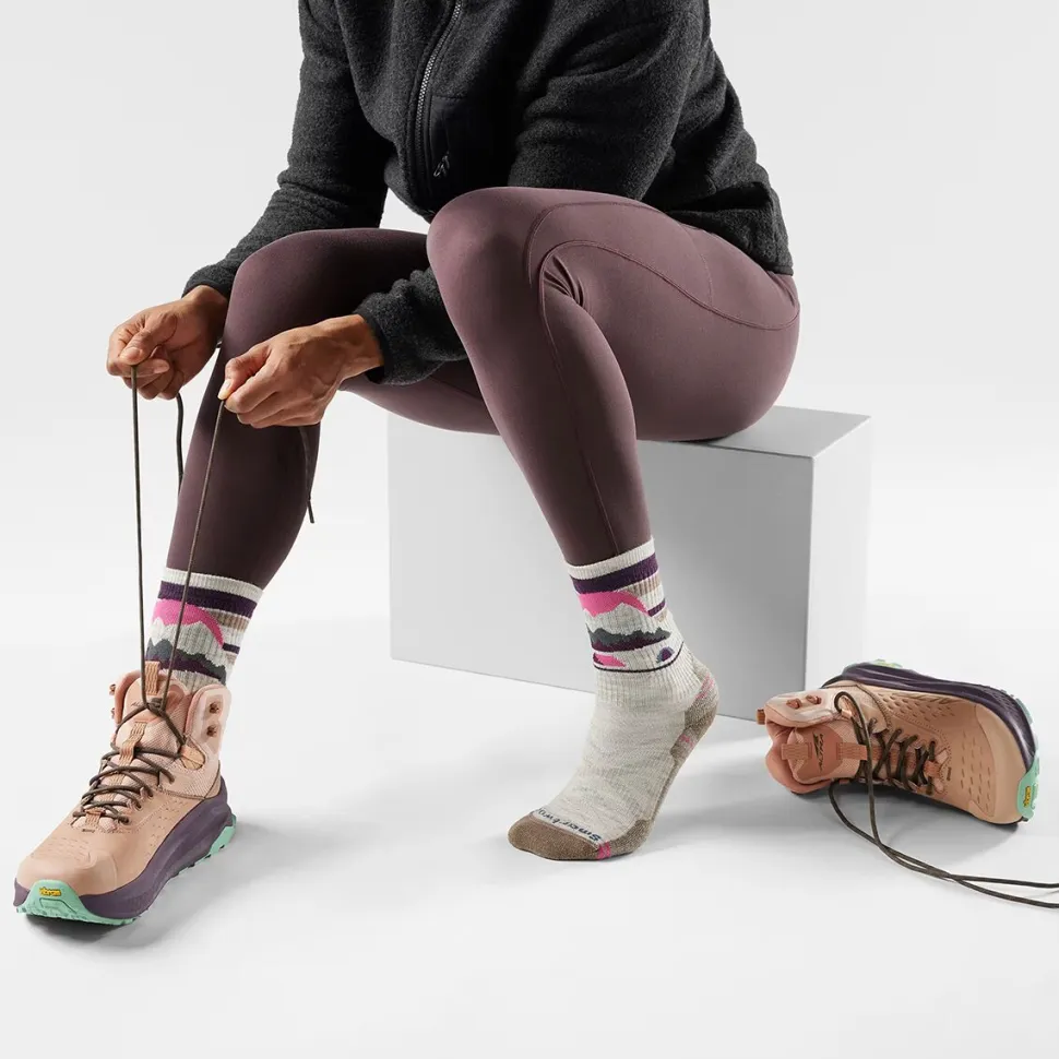 Hike Light Cushion Mountain Moon Crew Sock - Women's