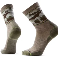 Hike Light Cushion Mountain Moose Crew Sock - Men's