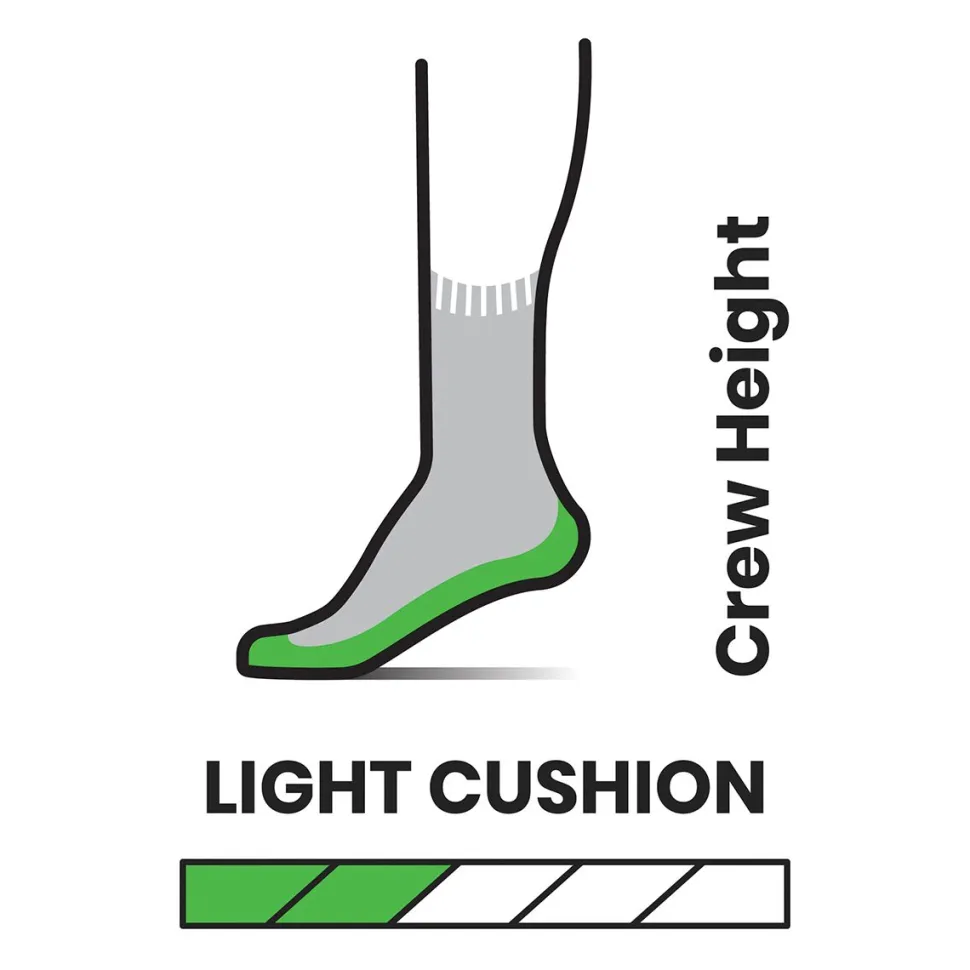 Hike Light Cushion Striped Crew Sock - Kids'