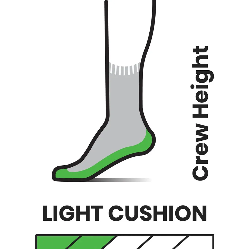 Hike Light Cushion Striped Crew Sock - Kids'