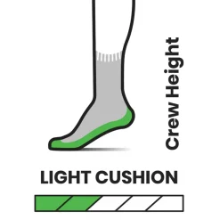 Hike Light Cushion Striped Crew Sock - Kids'
