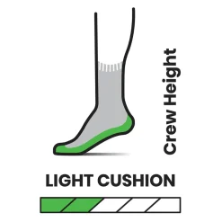 Hike Light Cushion Striped Crew Sock - Kids'
