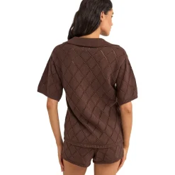 Islander Collared Knit Shirt - Women's