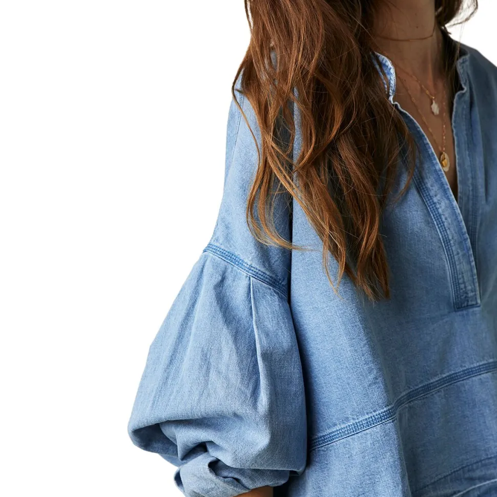 Jude Denim Pullover - Women's