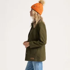 Judith Corduroy Collar Field Coat - Women's