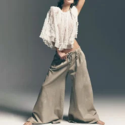 Julien Wide Leg Chino Pant - Women's