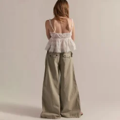 Julien Wide Leg Chino Pant - Women's