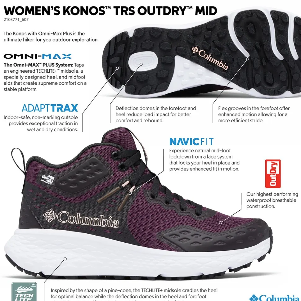Konos TRS Outdry Mid Hiking Boot - Women's