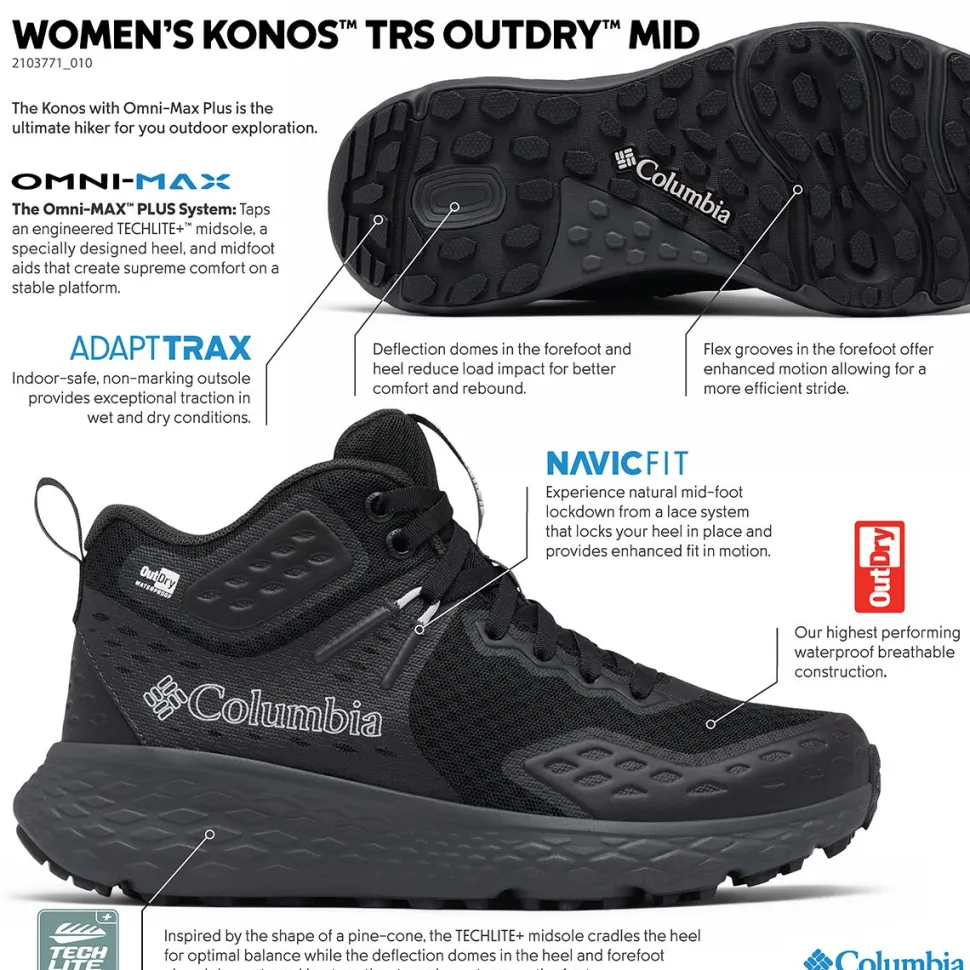 Konos TRS Outdry Mid Hiking Boot - Women's