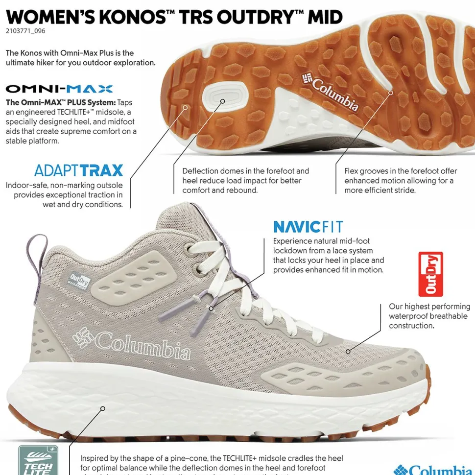 Konos TRS Outdry Mid Hiking Boot - Women's
