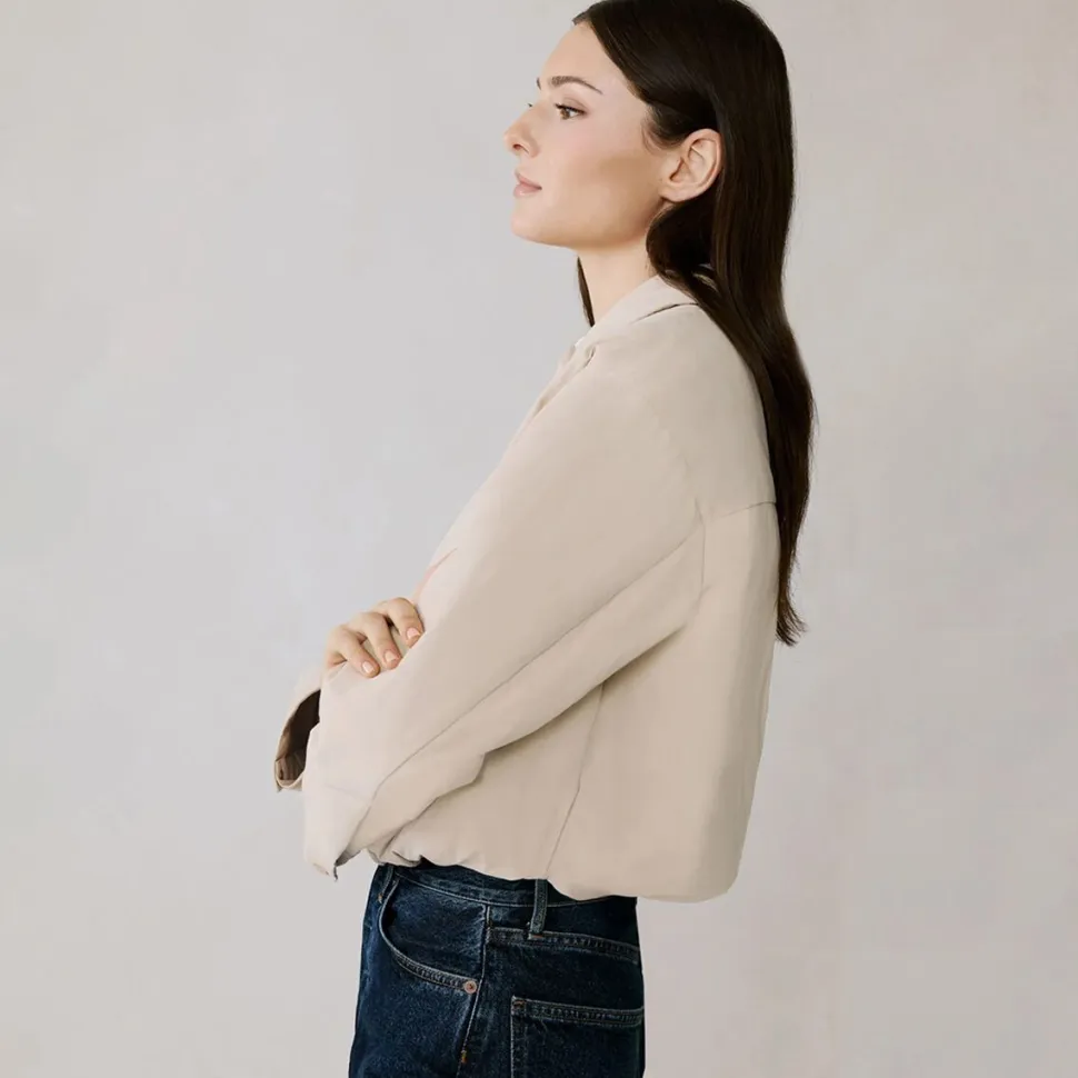 Laleh Duvet Down Cropped Jacket - Women's