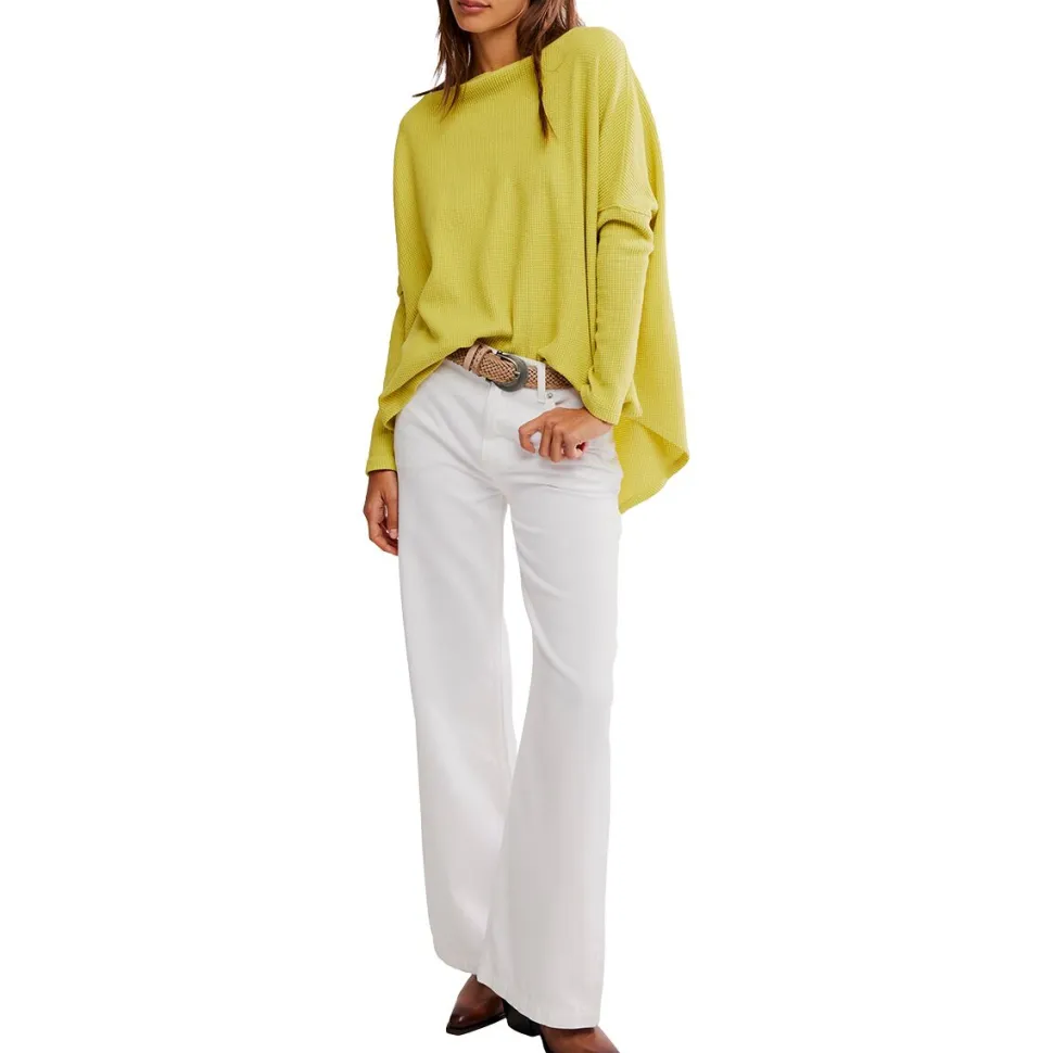 Latte Blues Thermal Solid Top - Women's
