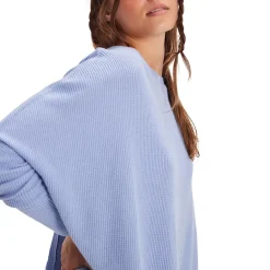 Latte Blues Thermal Solid Top - Women's