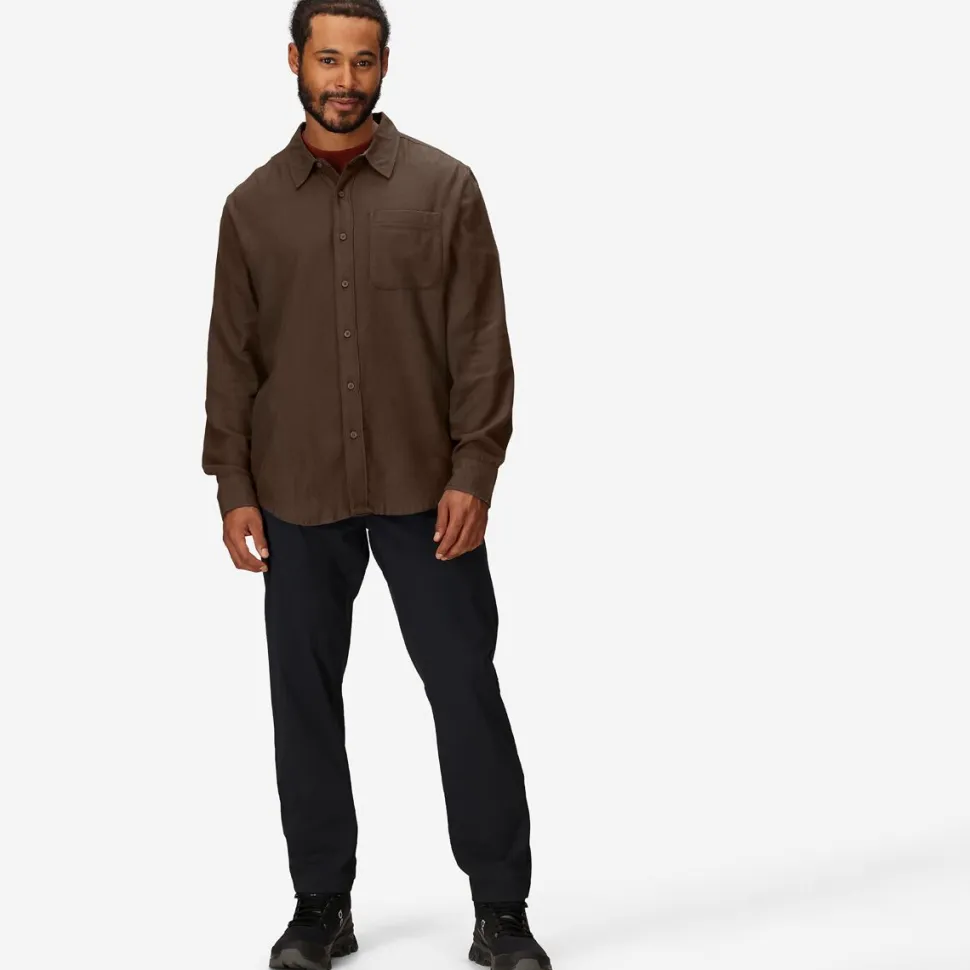 Lightweight Long-Sleeve Flannel Shirt - Men's