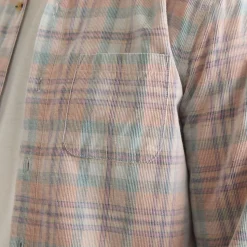 Lightweight Plaid Cord Shirt - Men's