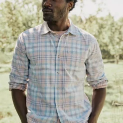 Lightweight Plaid Cord Shirt - Men's