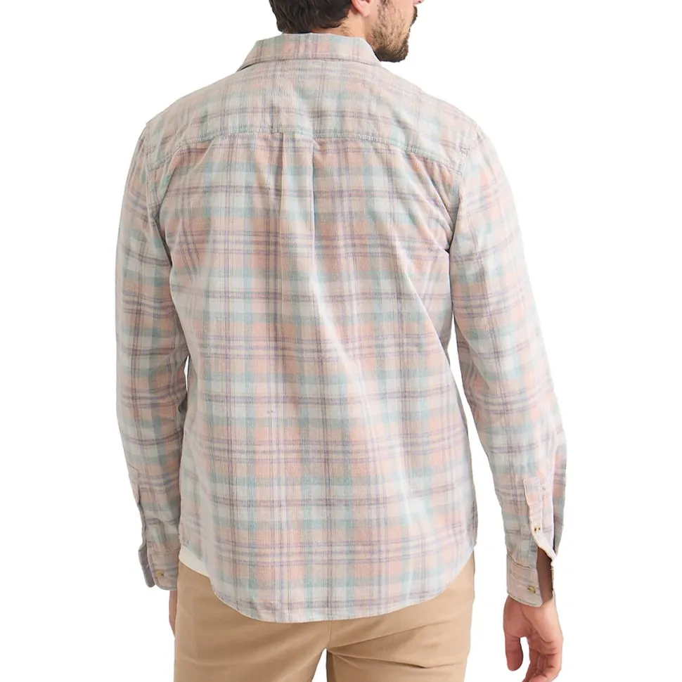 Lightweight Plaid Cord Shirt - Men's