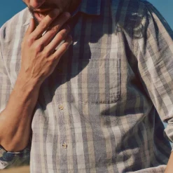 Lightweight Plaid Cord Shirt - Men's