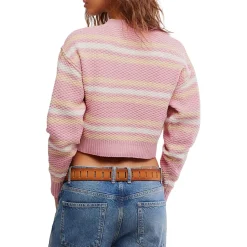 Lila Stripe Cardi - Women's