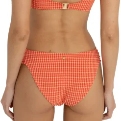 Lola Check Soft Side Holiday Bikini Bottom - Women's