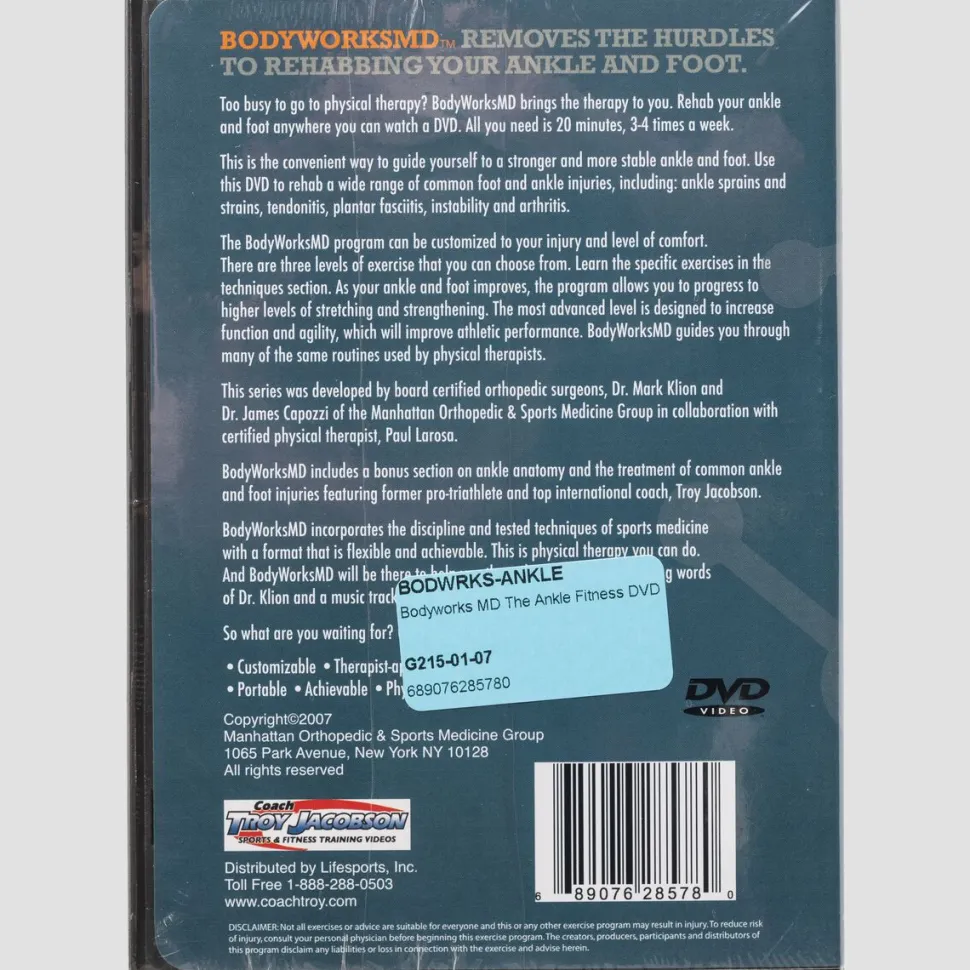 MD The Ankle Fitness Dvd