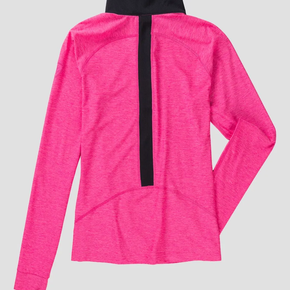 Melange Long-Sleeve 1/2-Zip Top - Women's