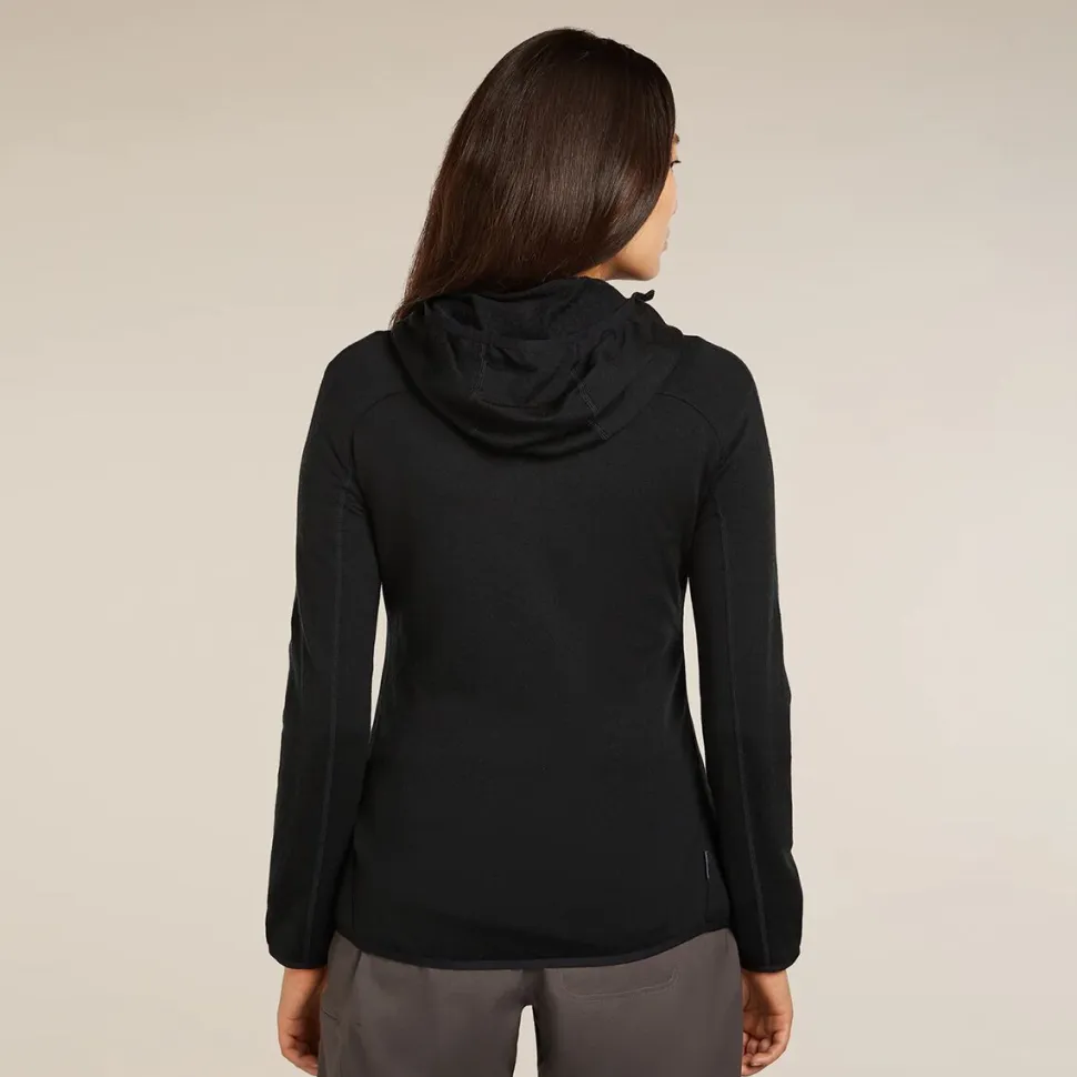 Merino Blend Quantum Hybrid Zip Hoodie - Women's