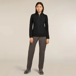 Merino Blend Quantum Hybrid Zip Hoodie - Women's