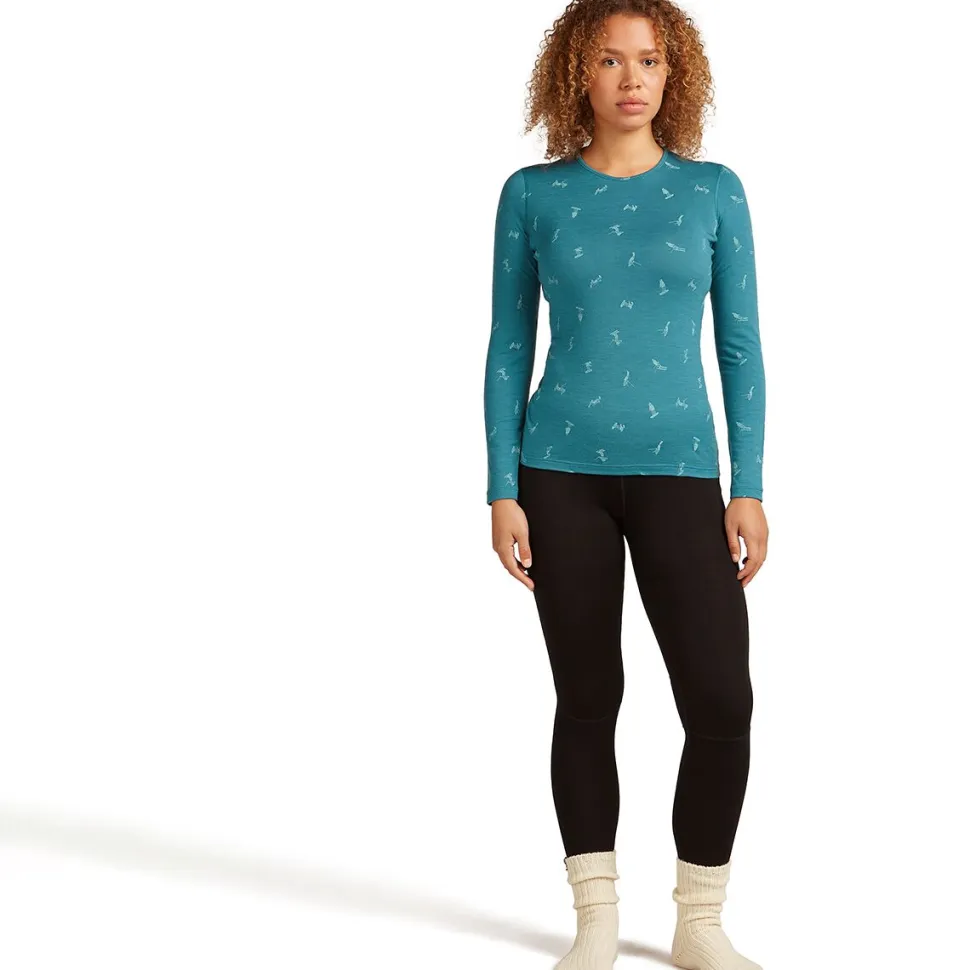 Merino 200 Oasis Long-SleevevSnow Day Crewe - Women's
