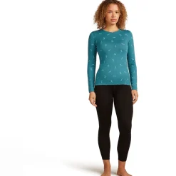 Merino 200 Oasis Long-SleevevSnow Day Crewe - Women's