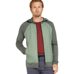 Merino Quantum Hybrid Long-Sleeve Zip Hooded Jacket - Men's