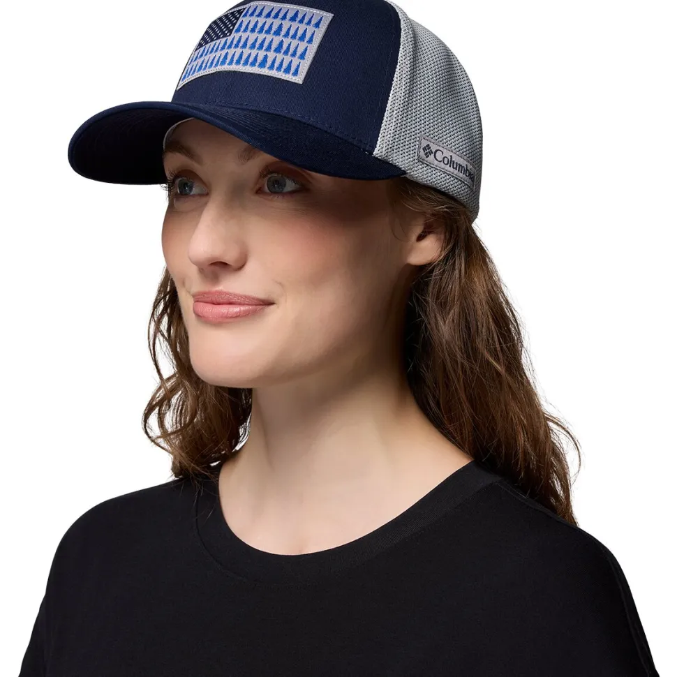 Mesh Tree Flag Trucker Hat