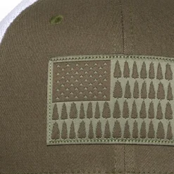 Mesh Tree Flag Trucker Hat