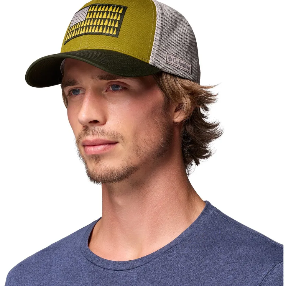 Mesh Tree Flag Trucker Hat