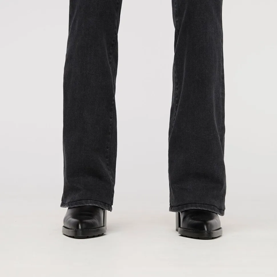 Midweight Performance Denim HighRise Wide Leg Pant - Women's