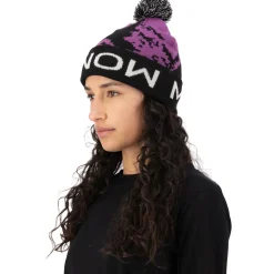 Mtn Pixel Merino Pom Pom Beanie