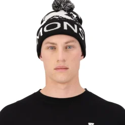 Mtn Pixel Merino Pom Pom Beanie