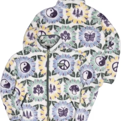 Nature In Bloom Faux Shearling Jacket - Women's