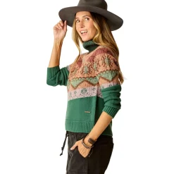 Neve Fairisle Turtleneck - Women's