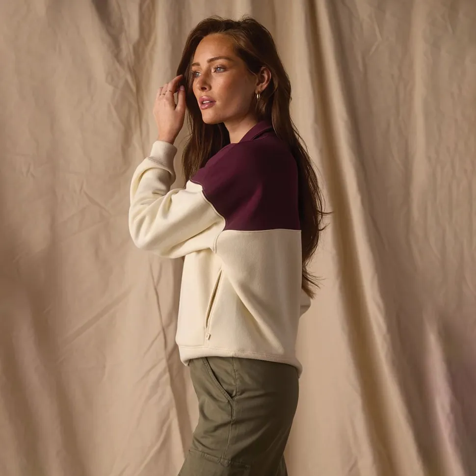 Normal Fleece Retro Quarterzip - Women's
