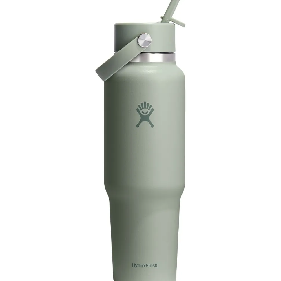 40oz Wide Flex Straw Travel Bottle