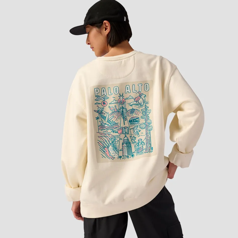 Palo Alto Poster Crew Sweatshirt