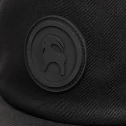 Patch Goat Flat Brim Hat