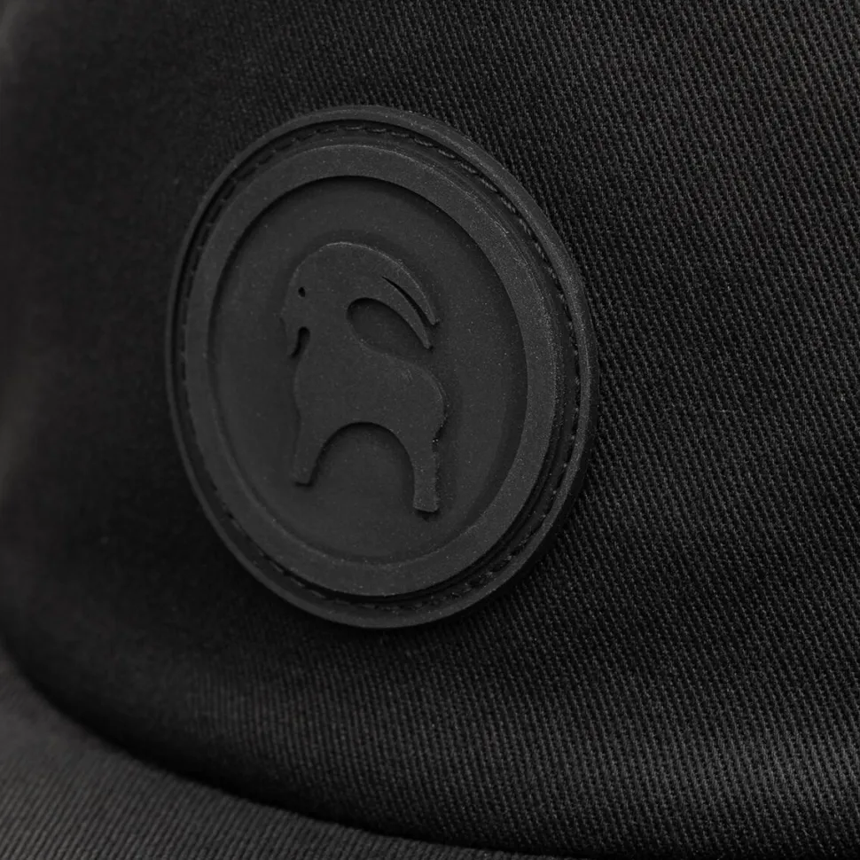 Patch Goat Flat Brim Hat